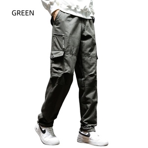 <span class=keywords><strong>Pantalones</strong></span> Cargo de Trabajo Casuales para <span class=keywords><strong>Hombre</strong></span> Talla Grande de Algodón con Cintura Elástica Multibolsillos Corte Recto y Ajuste Holgado para Invierno - Product Image 5