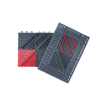 Tapis d'entrée antidérapant extérieur, tapis de sol anti-poussière en EVA, tapis brosse à brosselettes emboîtables pour hôtel