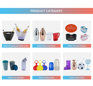 Sản phẩm mới rượu sâm banh bồn tắm 3L nhựa nhỏ Polystyrene Đen xô đá cho Câu lạc bộ thanh - Product Image 5