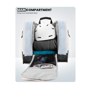 Borsa per Scarponi da Sci OutdoorMaster 38L, Zaino per Snowboard da Viaggio Aereo con <span class=keywords><strong>Fondo</strong></span> Impermeabile per Casco, Occhiali e Guanti da Sci - Product Image 3