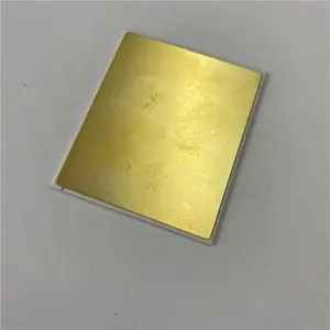 Metallized Gold Plated Glazed Alumina Ceramic Substrate DBC Plate