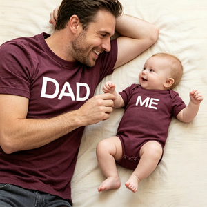 Produttore all'Ingrosso di Pigiami per Bambini Hongbo, T-Shirt Personalizzate con Stampa per Papà e Figlio, Completi Coordinati - Product Image 2