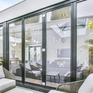 Pegatina Decorativa para Ventanas de Papel Ecológico Personalizada al por Mayor, Pegatina Estática de Mariposa Resistente al Agua y Reutilizable con Protección UV para el Hogar - Product Image 2