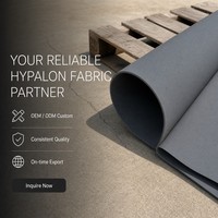 Caoutchouc Hypalon CSM pour bateaux pneumatiques, service de découpe, dureté 92 Shore-A, résistance à la traction 5600N/5CM, tailles personnalisées disponibles