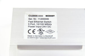 BECKHOFF CU2005 |   Switch a 5 porte per infrastrutture, Ethernet, 100 Mbit/s, 24 V CC, RJ45 - Product Image 4