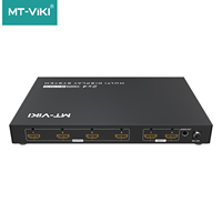 Divisor HDMI 2x4, Conector HDMI 2 Entradas 4 Salidas, Divisor HDMI de 4 Vías, 2 Entradas 4 Salidas, Video Walls para TV, Múltiples Monitores