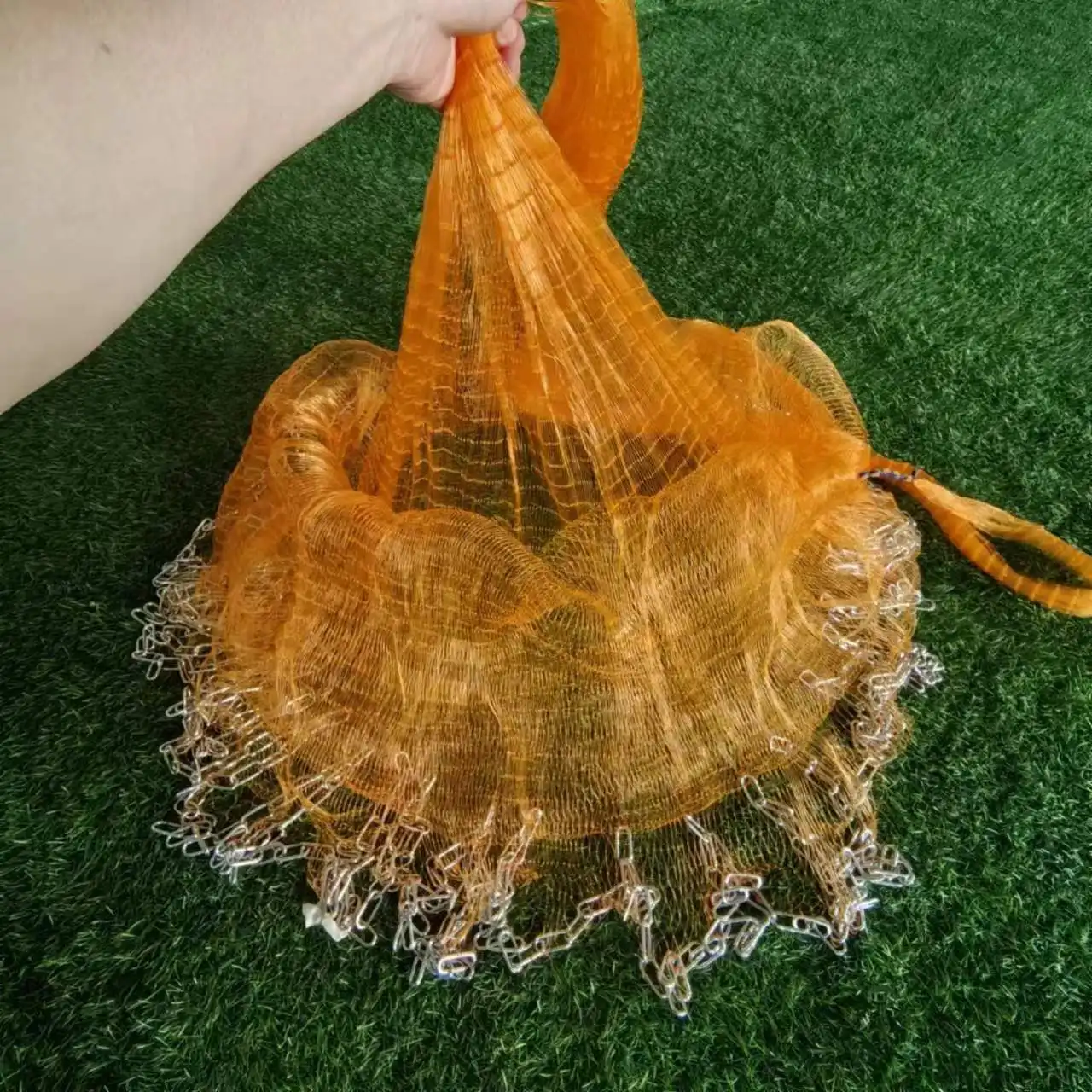 Rete da pesca in nylon di alta qualità gettata a mano rete da pesca