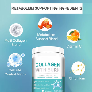 Collagen with Burn <strong>Powder</strong> Containing Vitamin C and Biotin for Enhanced Nails and Hair Adult Use - Product Image 2