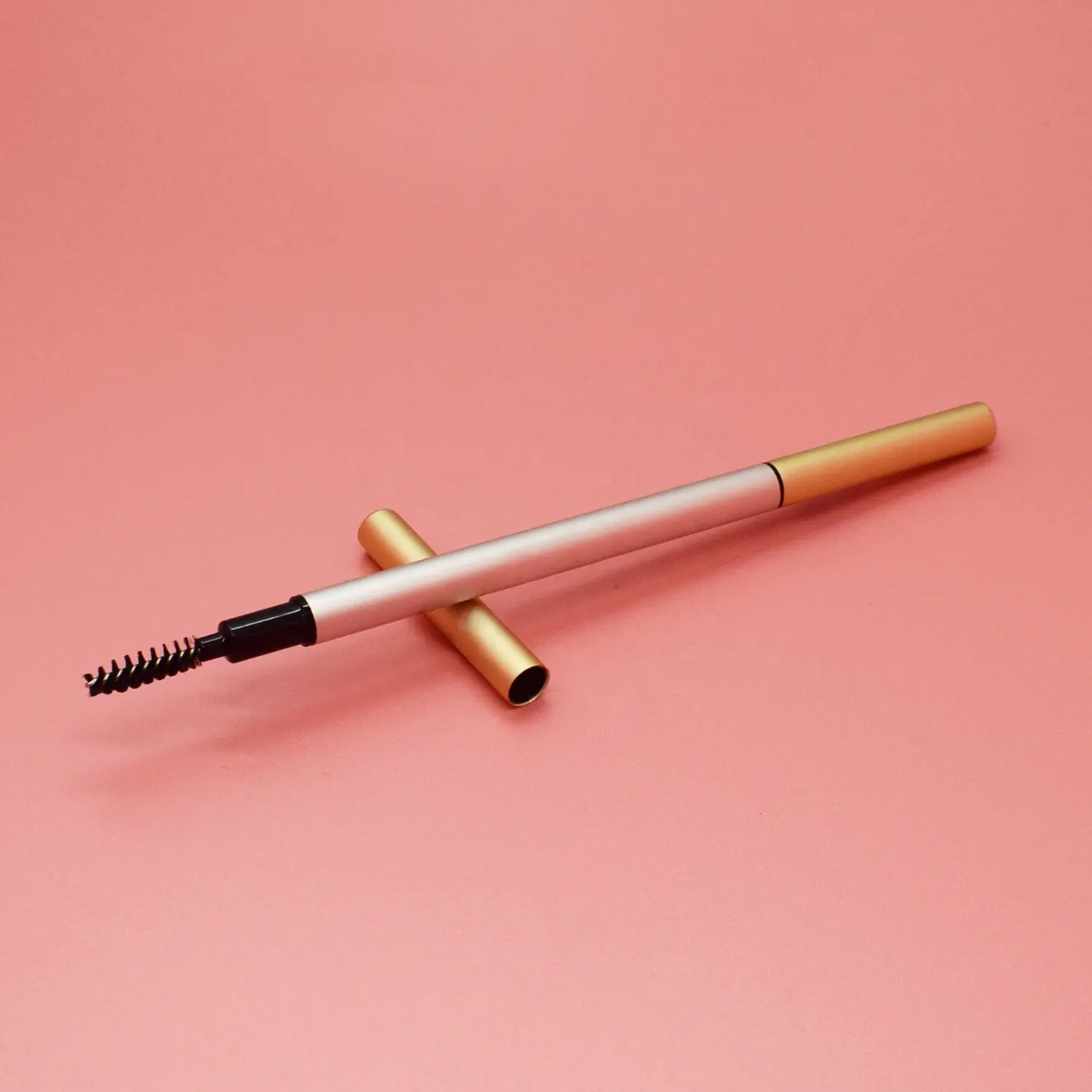 Lápis de sobrancelha recarregável, lápis automático coreano universal para sobrancelhas com logo personalizado