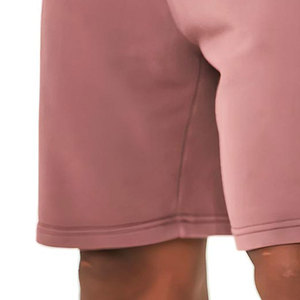 กางเกงขาสั้นเอวสูง ยืดหยุ่น ใส่สบาย สไตล์ลำลอง สำหรับฤดูร้อน ผู้ชาย ล้างสีแบบแอซิดวอช รับผลิตแบบ OEM สีและขนาดตามสั่ง สไตล์สตรีท - Product Image 5