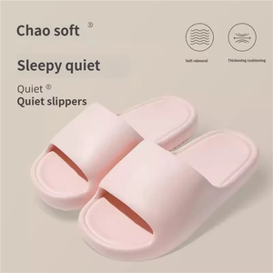 صنادل مسطحة خفيفة الوزن مقاومة للانزلاق لفصلي الربيع والصيف للجنسين - أحذية مريحة مخصصة للاستخدام الخارجي بجزء علوي من مادة EVA ومفتوحة من الأمام - Product Image 6