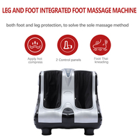 Masseur électrique vibrant Shiatsu pour pieds, mollets et jambes, à compression d'air et chaleur, à poser sous le bureau, certifié CE CB UL CUL ROHS