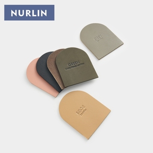 Nurlin Leather Color Sample Swatch Green Brown Black Pink Beige Grey