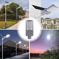 Éclairage public solaire imperméable extérieur de réverbère d'IP65 LED 50W 100W 150W 200W 250W 300W 400W fendu pour des autoroutes de parcs routiers