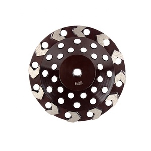 Chất lượng hàng đầu thật sự tỏa sáng 7 inch siêu tích cực Turbo phân đoạn cup kim cương Mài bánh xe cho bê tông chuẩn bị bề mặt - Product Image 1