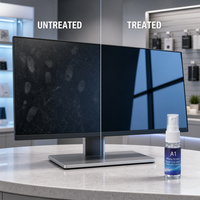 Protecteur d'écran liquide de qualité industrielle A1, nano micro-cristallin, transparent comme l'eau, invisible, anti-rayures, anti-traces de doigts, essence
