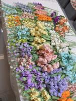Vente en gros 2026, bouquet de roses et de lys en crochet fait main, 40 cm, fleurs artificielles en gros pour la Saint-Valentin, la fête des mères