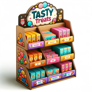 Giá để trưng bày thực phẩm dạng sóng, khuyến mãi siêu thị, giá để trưng bày khoai tây chiên Lay's - Product Image 3