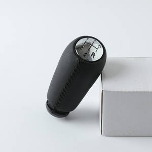 Poignée de levier de vitesse en cuir pour voiture, 5 ou 6 vitesses, boîte manuelle, pour Renault Laguna, Mégane, Clio, Kangoo 2003-2009 - Product Image 5