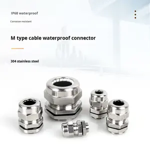 Abrazadera de Sellado Metálica Hexagonal Impermeable de Acero Inoxidable 304 M12 para Cable - Product Image 3