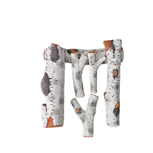6pcs Marble Modern Design Gas <strong>Fireplace</strong> Stove Decorative <strong>Logs</strong> - Product Image 1