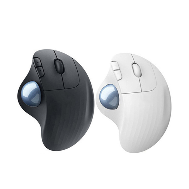 Wireless Bluetooth Ergonomic Trackball Mouse for Seniors Low Vision Visually Impaired Elderly Comfort Wrist Rest Computer Mouse