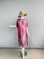 Robes maxi décontractées pour femmes, style ethnique africain, en soie, modestes, imprimées, en polyester, respirantes et légères