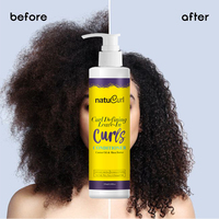 Après-shampoing sans rinçage pour cheveux bouclés, marque privée, démêlant, protection thermique, hydratant, anti-frisottis, 250 ml, OEM
