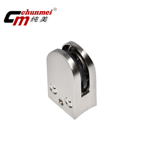 Gran oferta, barandilla ajustable, barandilla, cubierta, abrazadera de vidrio, soporte de vidrio <span class=keywords><strong>D</strong></span> pequeño, abrazadera de vidrio de 8-10Mm - Product Image 5