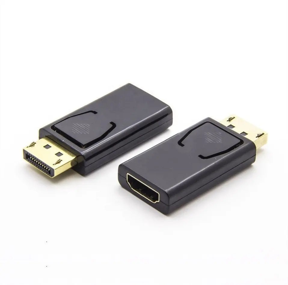 New Display Port Male To HDMI Female Adapter Converter DisplayPort DP To HDMI