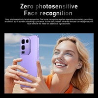 Snapdragon8 Gen3 16GB+1TB 8000mAh Pengenal Wajah Note 50 Ponsel Pintar CPU Decacore 108MP HD Global LTE Smartphone 5G Bahasa Inggris