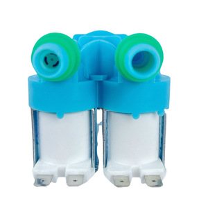 DC33 Water Inlet Valve For Washing Machine 2 Way <b>Splitter</b> Connector With Green <b>Hose</b> Fittings - Product Image 3