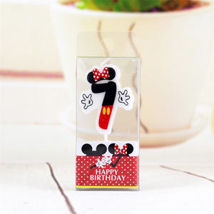 ต่ํา Moq ที่กําหนดเองการออกแบบใหม่น่า<span class=keywords><strong>รัก</strong></span>การ์ตูนมิกกี้จํานวนเทียนวัน<span class=keywords><strong>เกิด</strong></span>ถ้วย<span class=keywords><strong>เค้ก</strong></span>เทียนเค้ก - Product Image 3