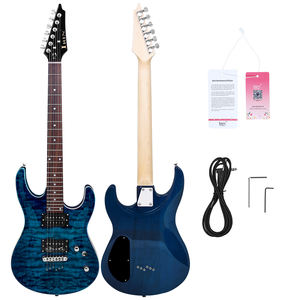 IRIN nuevo estilo venta al por mayor profesional 39 ''6 cuerdas patrón de ondulación de agua 24 trastes guitarra eléctrica de lujo - Product Image 5