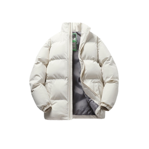 Veste matelassée d'hiver pour homme, nouvelle <span class=keywords><strong>marque</strong></span> de mode, épaisse, en coton matelassé, avec col montant, style décontracté, uni, teinture unie - Product Image 1
