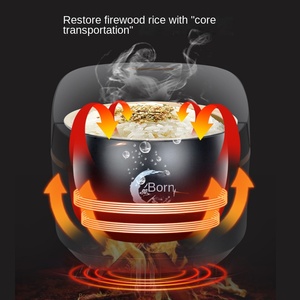 Multifunctional 110-220V Large Capacity Electric Rice Cooker Non-Stick <b>Steaming</b> <b>Basket</b> Digital Timer Control Underpan Heating - Product Image 3
