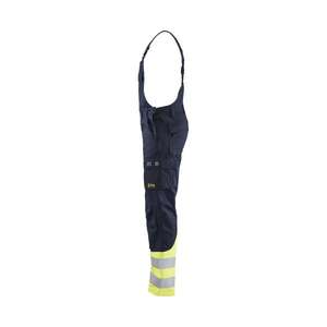 BLAKLADER - 260515198933C54 Pantalon à bretelles en acier inhérent Bleu marine/jaune-Vêtements de travail résistants aux flammes EAN 7330509844380 - Product Image 5