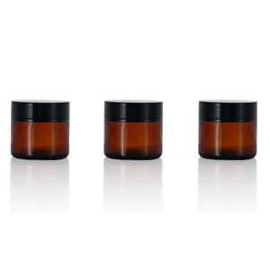 Pot en verre ambré <span class=keywords><strong>pour</strong></span> crème <span class=keywords><strong>visage</strong></span>, concentré brun, 5G 10G 15G, avec couvercle à vis en ABS noir et insert <span class=keywords><strong>pour</strong></span> <span class=keywords><strong>cire</strong></span> cosmétique - Product Image 6