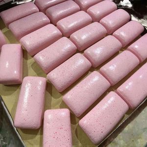 Kawaii Mini <b>Pink</b> Cake Strawberry Squishies Scented Slow Rising Stress Relief Food Pu Material Fidget Toy for Teens - Product Image 3