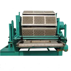 Cardboard carton box waste paper recycling automatic paper pulp kidney tray apple tray egg filler crate box tray making machine