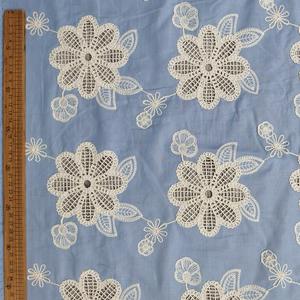 Tissu <span class=keywords><strong>en</strong></span> denim jacquard tissé <span class=keywords><strong>en</strong></span> coton, broderie laser écologique, tissu pour vêtements pour filles, vente directe d'usine - Product Image 5