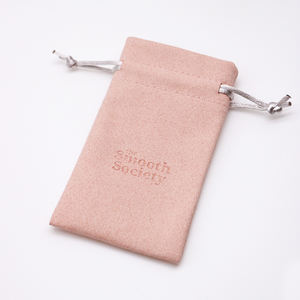 कस्टम छोटे व्यक्तिगत मखमली सूट माइक्रोफाइबर गहने बैग आपके मूल्यवान टुकड़ों के लिए लोगो मुद्रित कंटेनर - Product Image 4