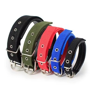 Soft Padded Nylon Dog <b>Collar</b> Adjustable Metal Pin Buckle Comfort Pet <b>Collar</b> Multiple Colors For Small Medium Large Dogs Support - Product Image 1