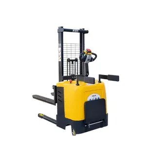 Factory wholesale station vertical 2tons All Electric Pallet Stacker for Printing Shops
