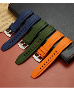 <span class=keywords><strong>Correa</strong></span> de reloj de goma FKM de lujo con liberación rápida Compatible con Rolx Omga S Watch 20 <span class=keywords><strong>22mm</strong></span> accesorios de <span class=keywords><strong>correa</strong></span> de reloj impermeables - Product Image 6