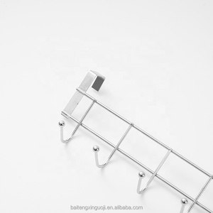 Colgador Minimalista de Acero al Carbono con 5 Ganchos de Fácil Instalación para <span class=keywords><strong>Puerta</strong></span> de Armario de Cocina, para Batidoras y Peladores - Product Image 3