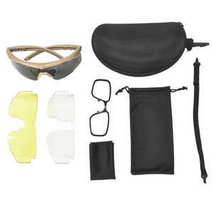 Lunettes de sécurité pour tir en plein air SFB103, lunettes tactiques résistantes aux chocs, verres anti-éblouissement pour la chasse et le cyclisme - Product Image 5