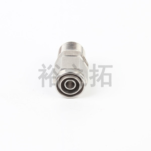 Stainless Steel <b>Quick</b> Connect Fitting Pc8 02 Straight Through External Thread Pneumatic Hose <b>Connector</b> - Product Image 2
