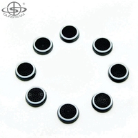 OURSTEAM 2 pièces poignées de bâton de pouce avec des points 3D pour PS3 pour PS4 pour manette Xbox pour couverture de protection de bâton de pouce