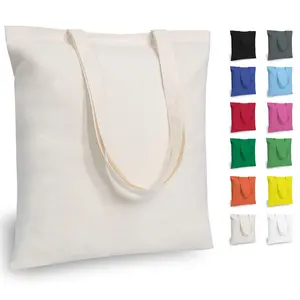 حقيبة تسوق قماشية من القطن مطبوعة مخصصة بسيطة صديقة للبيئة بسعر الجملة للترويج من Activity DIY